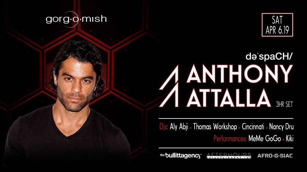 Dəˈspach/ - Anthony Attalla — event flyer, 06 April 2019