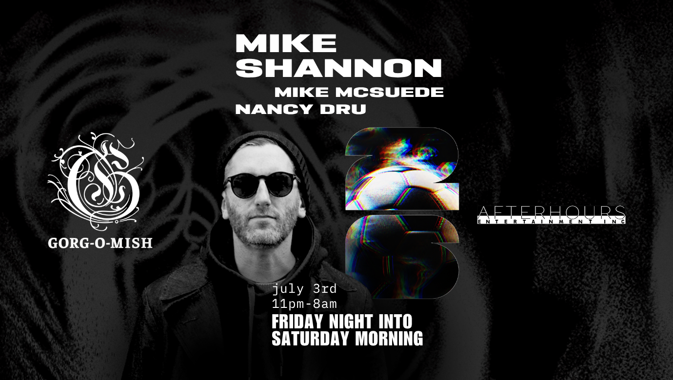 Gorg-O-Mish flyer featuring Mike Shannon, Mike McSuede and Nancy Dru