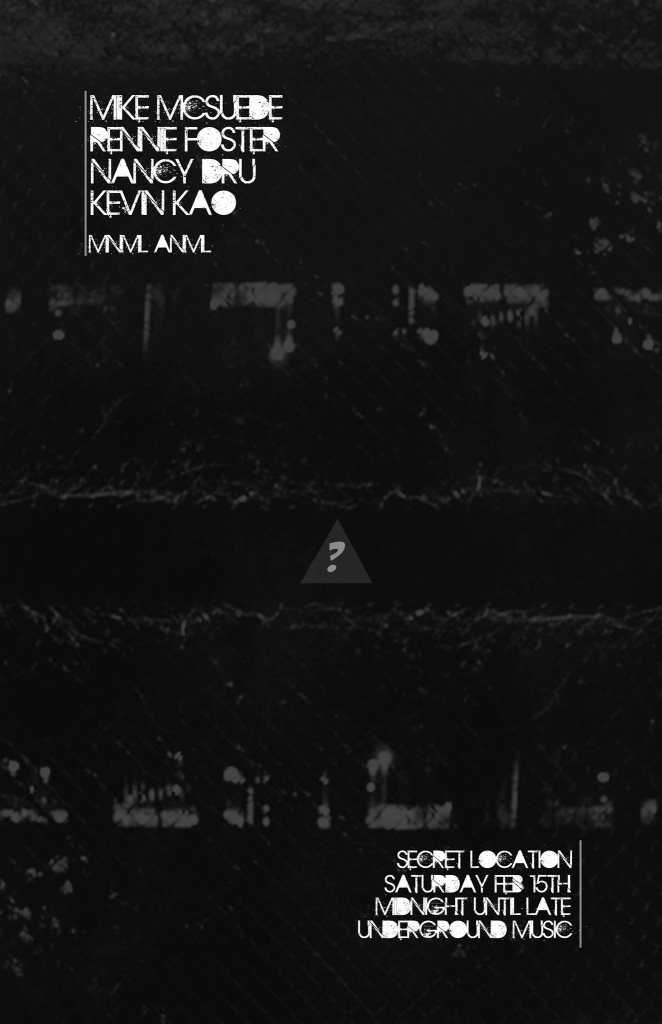 TBA — event flyer, 15 February 2014