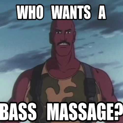 Bassmassage — event flyer, 02 August 2014