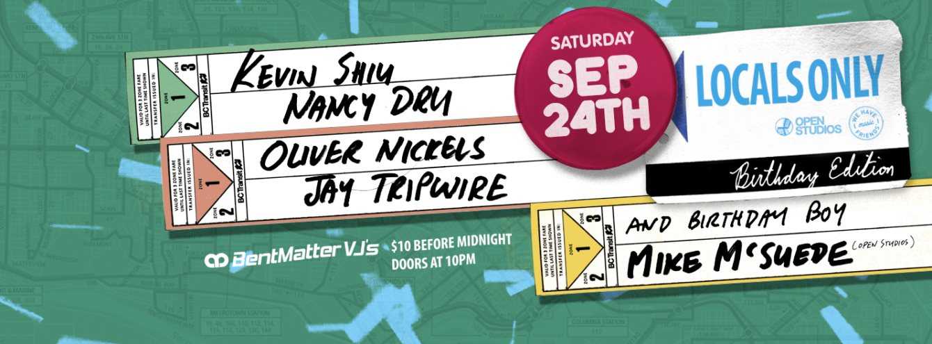 Local Only Birthday Edition — event flyer, 24 September 2016