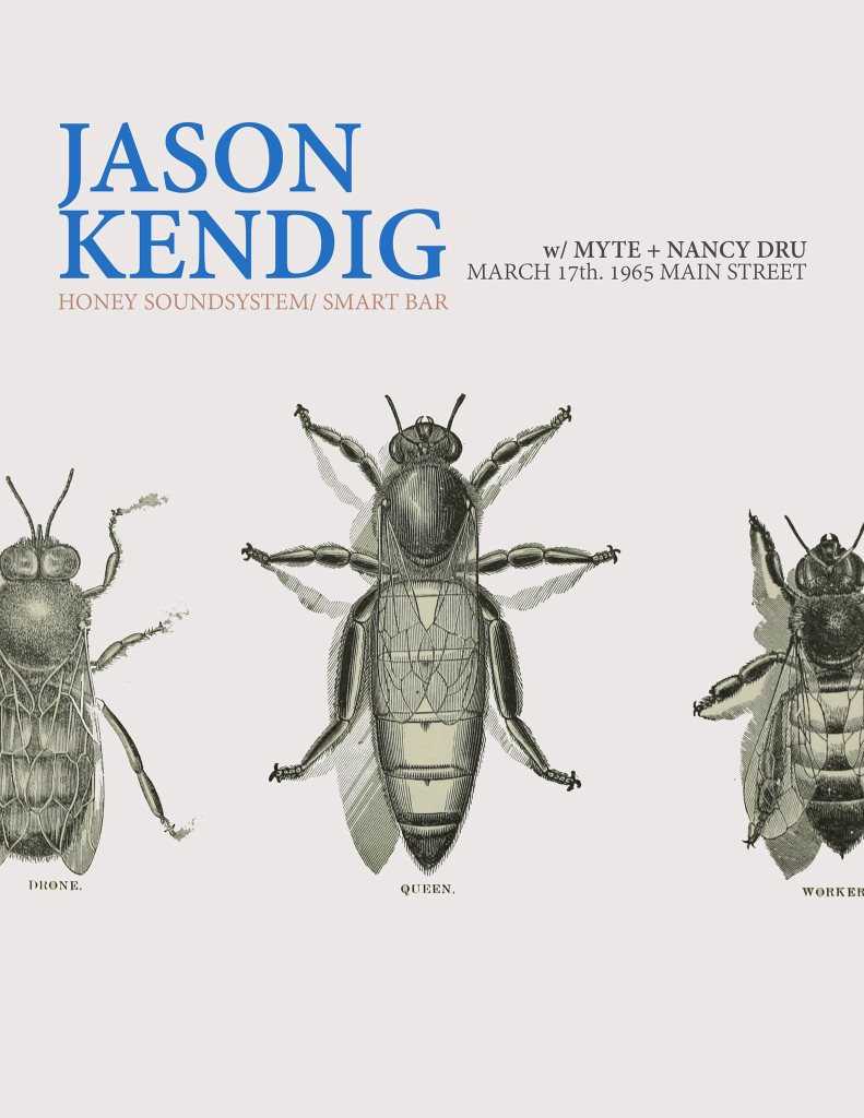 Subversive presents: Jason Kendig — event flyer, 17 March 2017